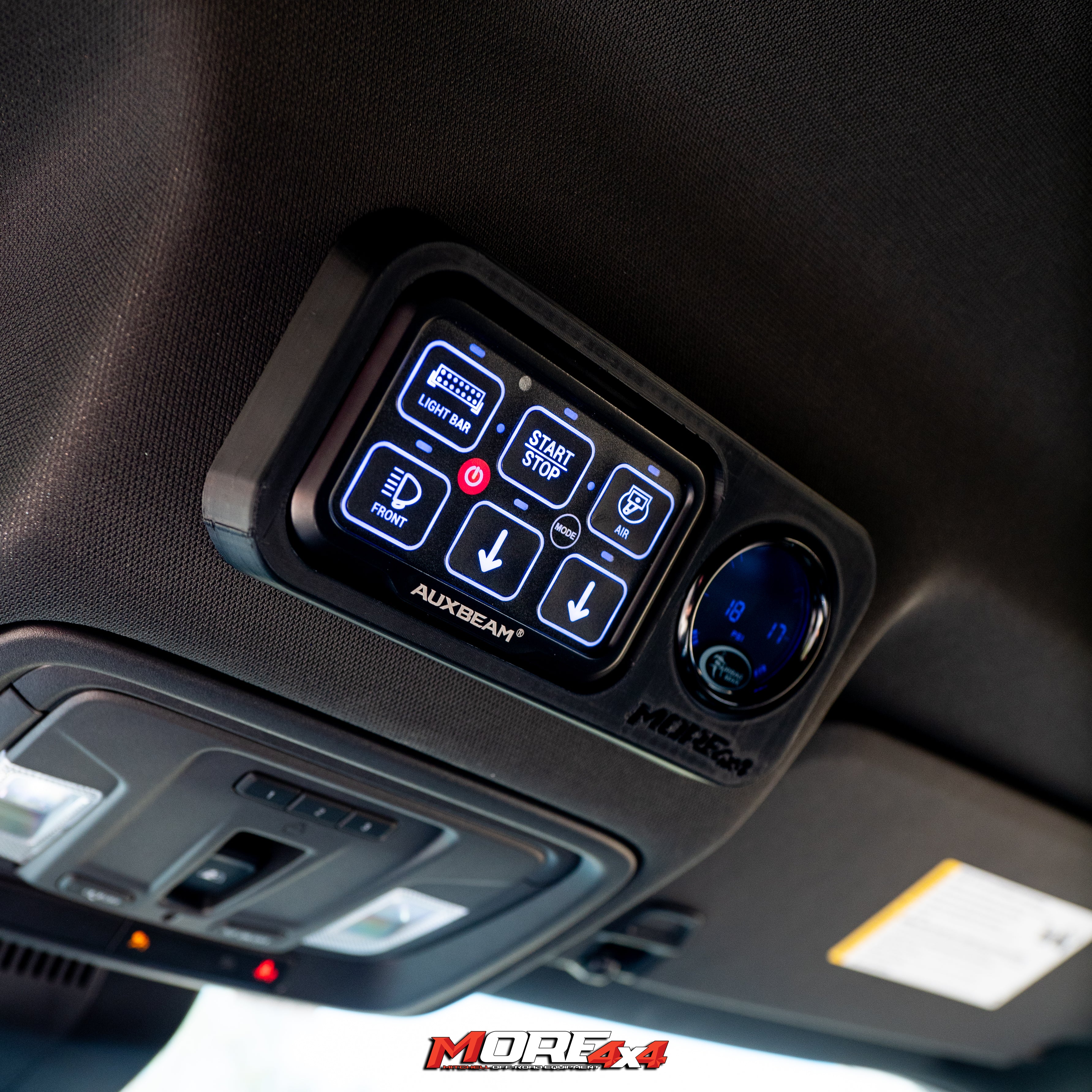 AUXBEAM - 6 Gang Customizable Switch Panel – MORE 4x4