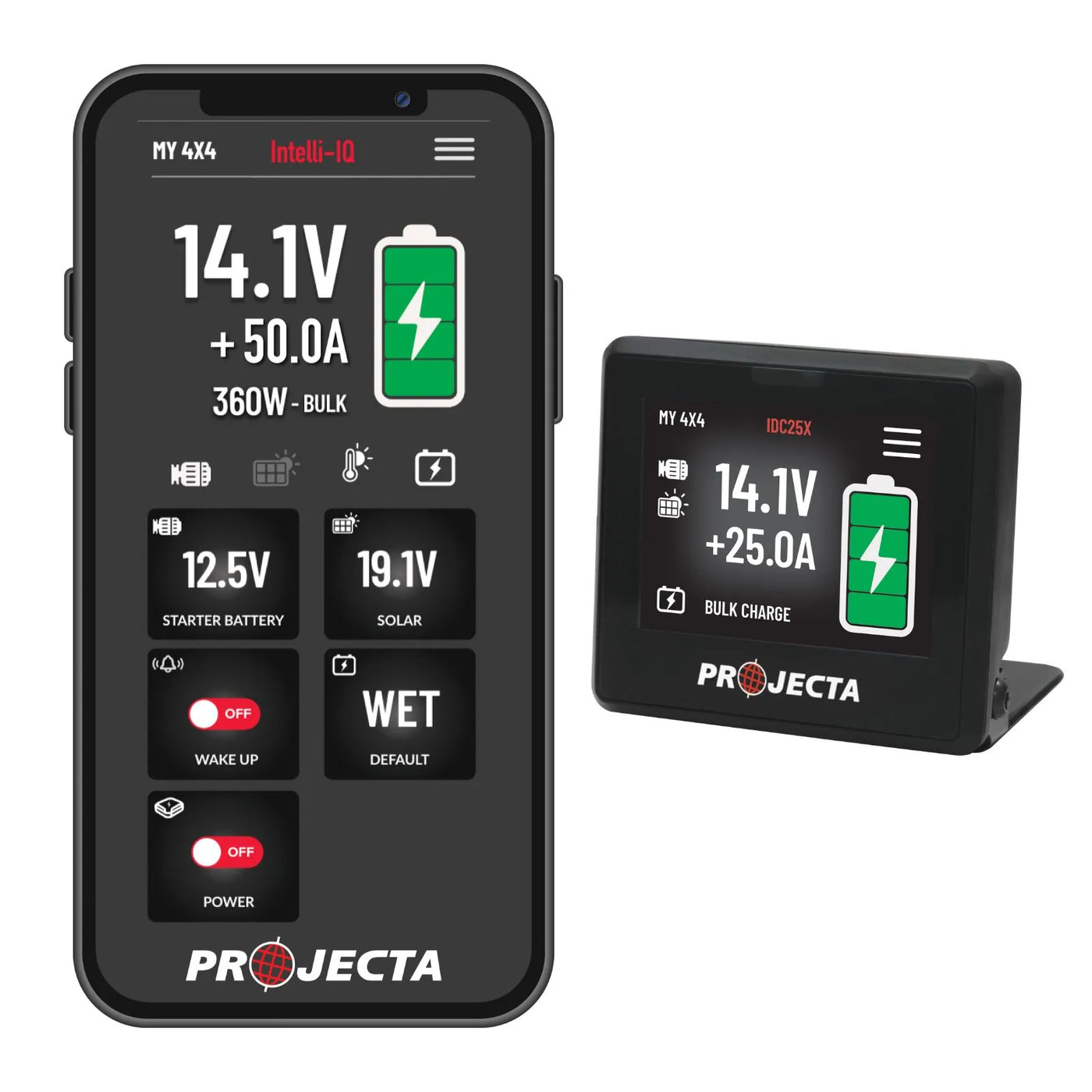 PROJECTA - IDC50XIQ - 50A DCDC Charger | MPPT | Screen – MORE 4x4