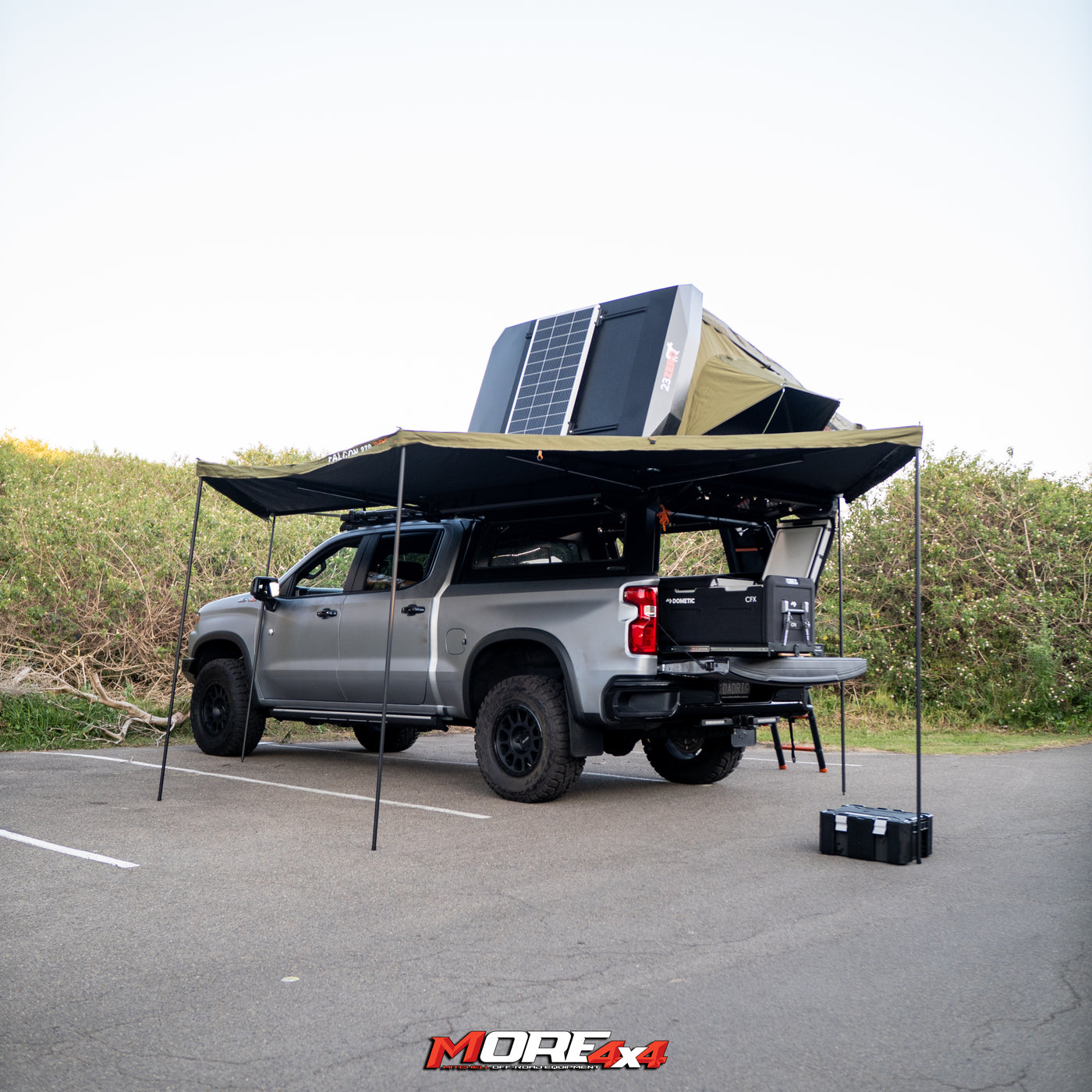 BODYLINE - Black Titan Hybrid Canopy - To Suit Silverado 1500