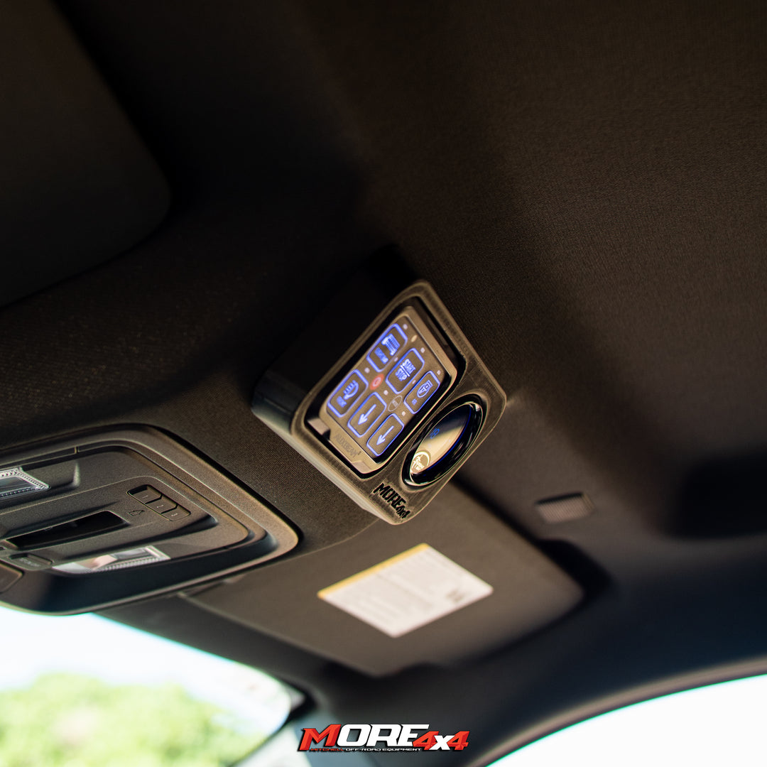 パーツ AUXBEAM 6 Gang Switch Panel System Auxbeam 6 Gang Switch Panel Dimmable Blue — Speedflate Off Road