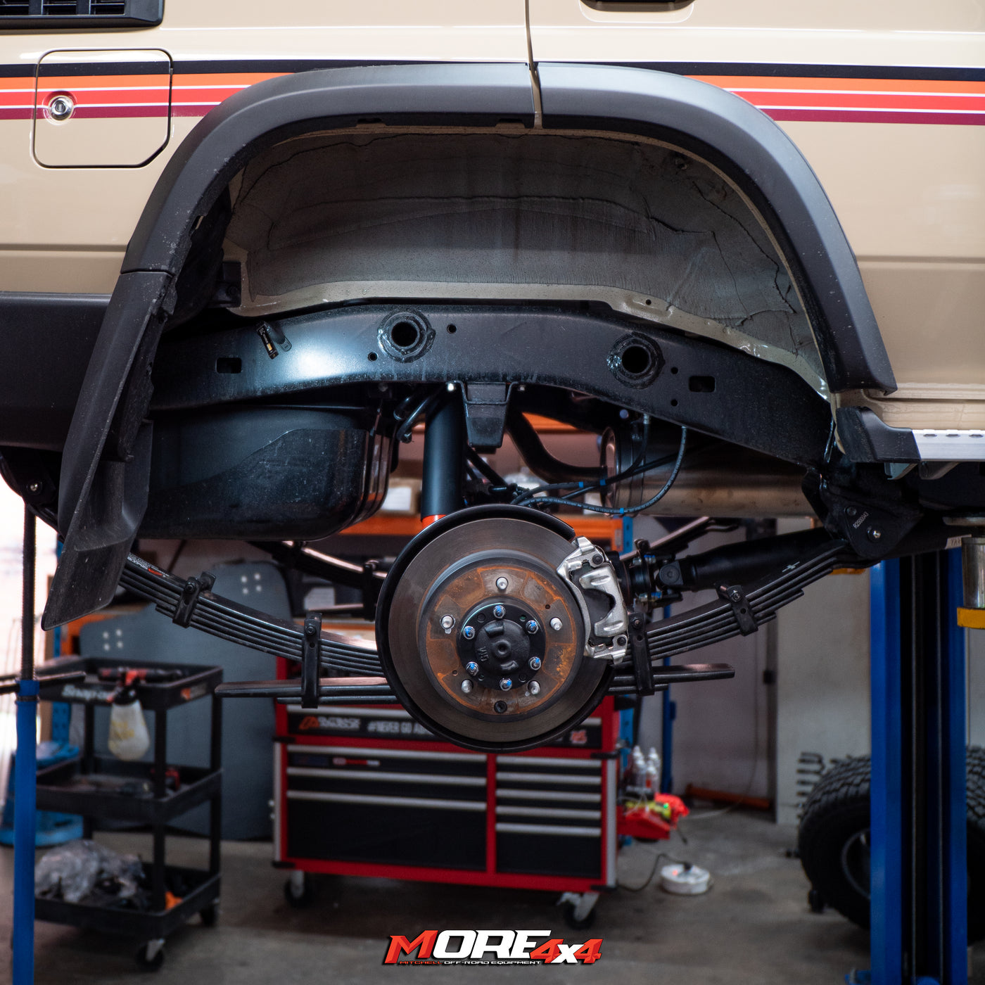 OUTBACK ARMOUR - Front & Rear Suspension Kits - To Suit 76 SERIES LAND ...