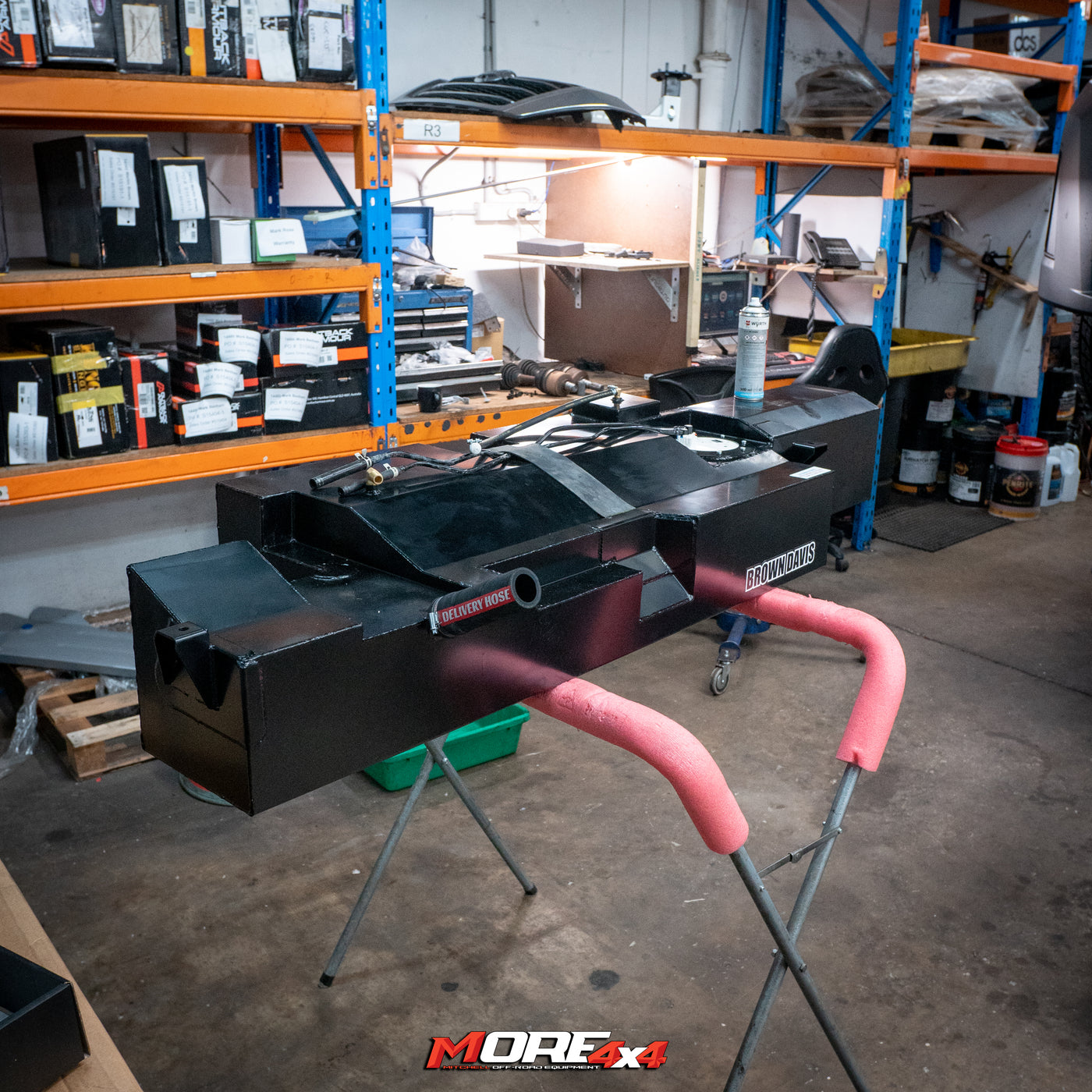 BROWN DAVIS - 174L Replacement Long Range Fuel Tank - To Suit 4WD CONVERTED HIACE 2019+
