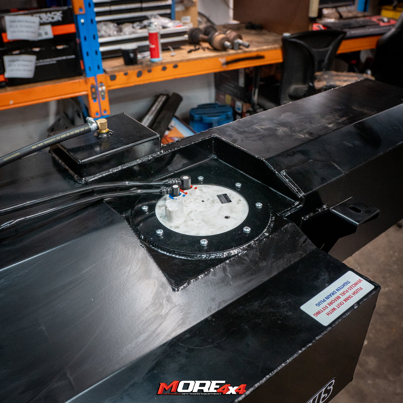 BROWN DAVIS - 174L Replacement Long Range Fuel Tank - To Suit 4WD CONVERTED HIACE 2019+