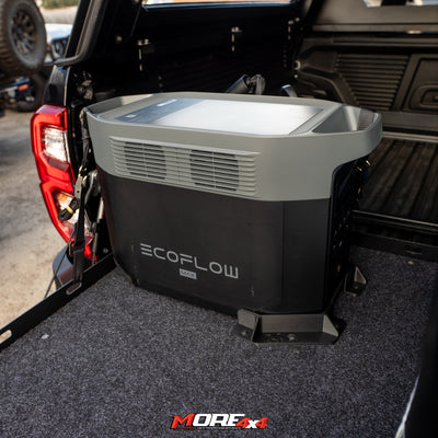 RVSS Rv storage solutions cargo slide bed hlux gr sport ute bed 1400 x 1020