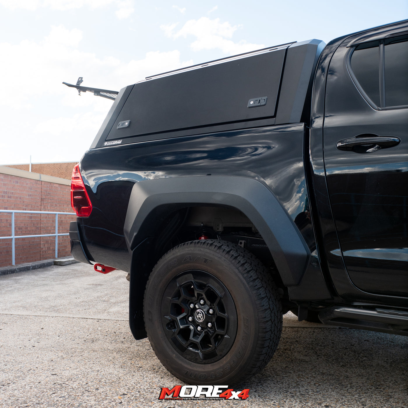 BODYLINE - Black Titan Hybrid Canopy - To Suit HILUX 15+