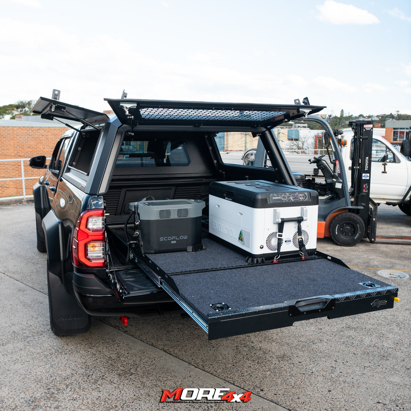 BODYLINE - Black Titan Hybrid Canopy - To Suit HILUX 15+