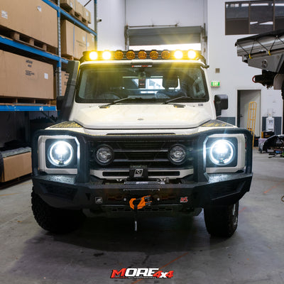 MORE 4x4 - FRONT LIGHT BRACKETS - To Suit TRACKLANDER