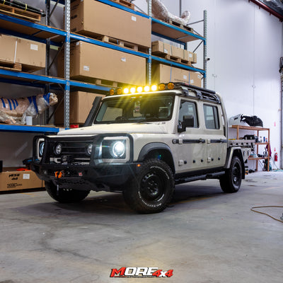 MORE 4x4 - FRONT LIGHT BRACKETS - To Suit TRACKLANDER
