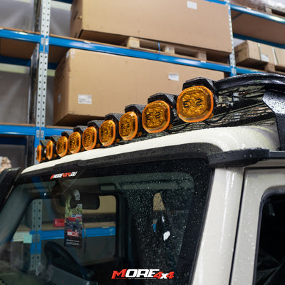MORE 4x4 - FRONT LIGHT BRACKETS - To Suit TRACKLANDER