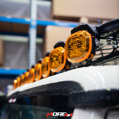 MORE 4x4 - FRONT LIGHT BRACKETS - To Suit TRACKLANDER