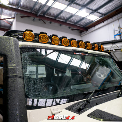 MORE 4x4 - FRONT LIGHT BRACKETS - To Suit TRACKLANDER