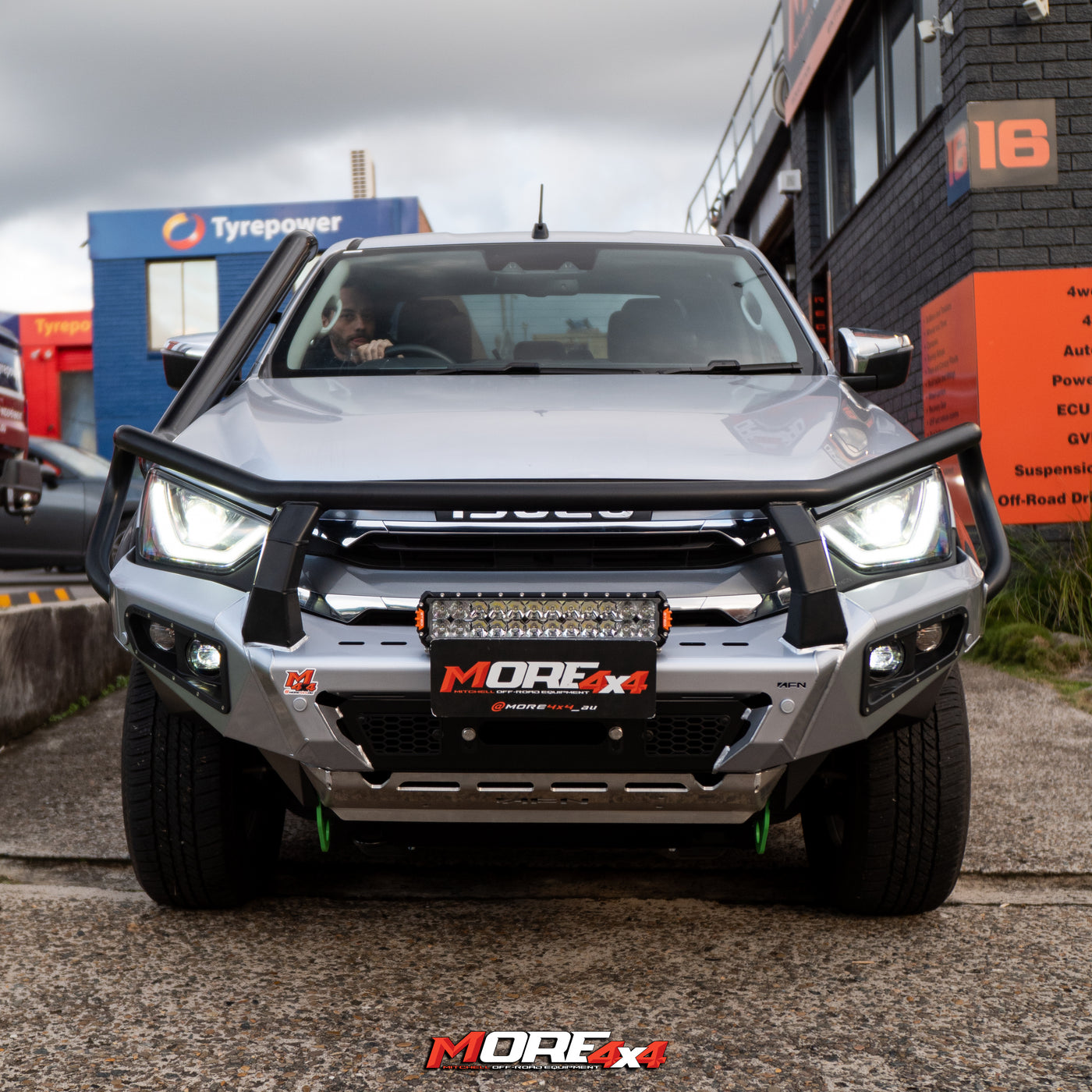 AFN 4x4 - Full Bullbar with loop - Suits Isuzu DMax inc XTerrain 2021+