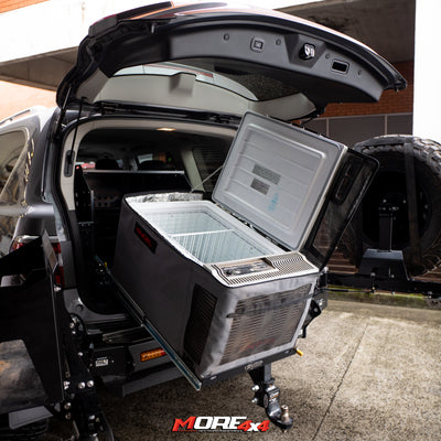 RV STORAGE SOLUTIONS - Extra Wide Drawer Stacker + Tilt Slide Combo - To Suit Y62 PATROL