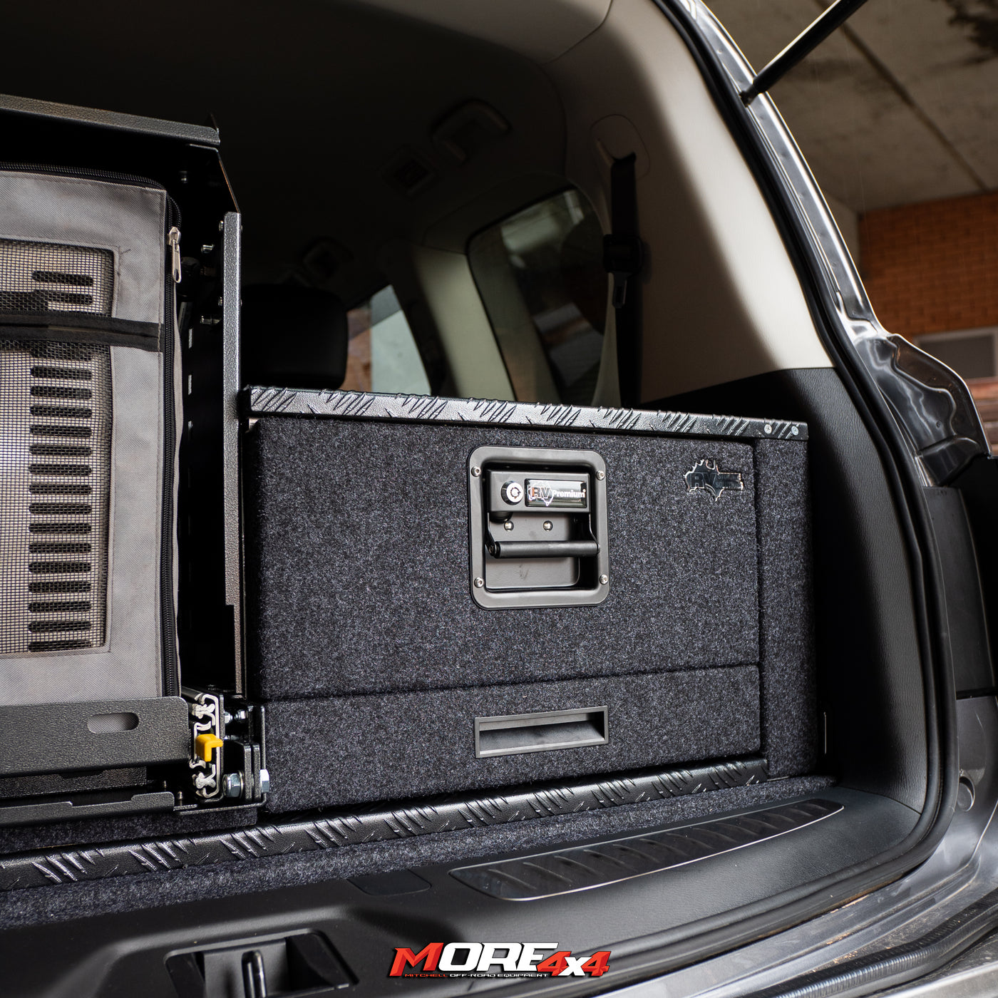 RV STORAGE SOLUTIONS - Extra Wide Drawer Stacker + Tilt Slide Combo - To Suit Y62 PATROL