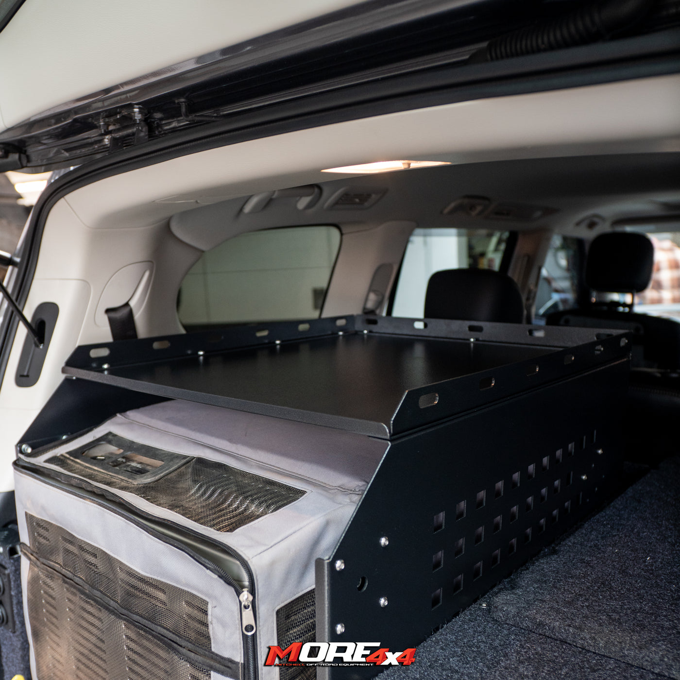 RV STORAGE SOLUTIONS - Extra Wide Drawer Stacker + Tilt Slide Combo - To Suit Y62 PATROL