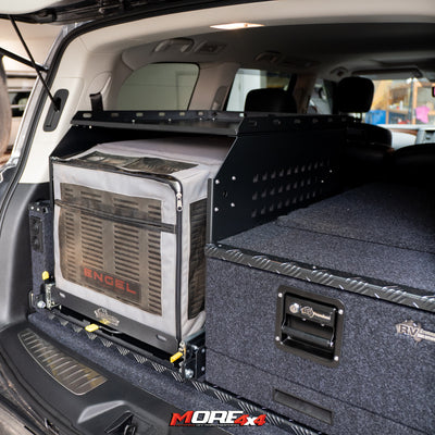 RV STORAGE SOLUTIONS - Extra Wide Drawer Stacker + Tilt Slide Combo - To Suit Y62 PATROL