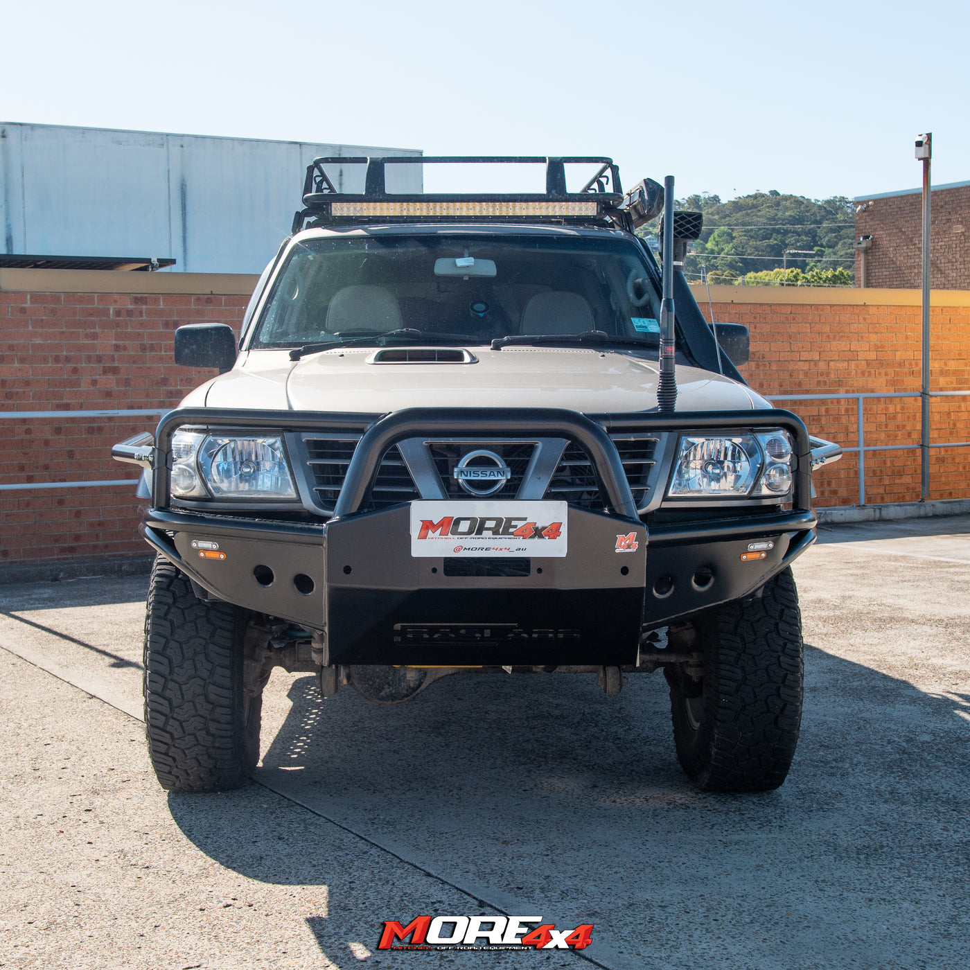 RASLARR - Hooped Azza Bull Bar - To Suit GU PATROL