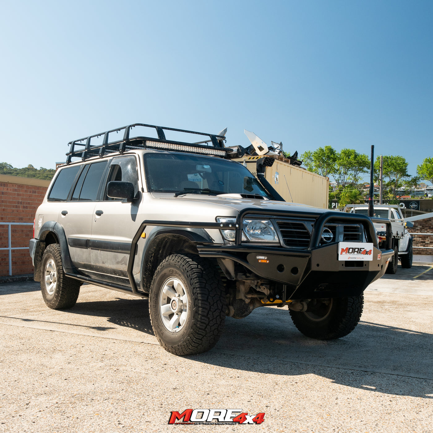 RASLARR - Hooped Azza Bull Bar - To Suit GU PATROL