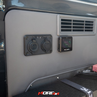 MORE 4x4 - Dual Battery Kit - To Suit 76 & 78 SERIES