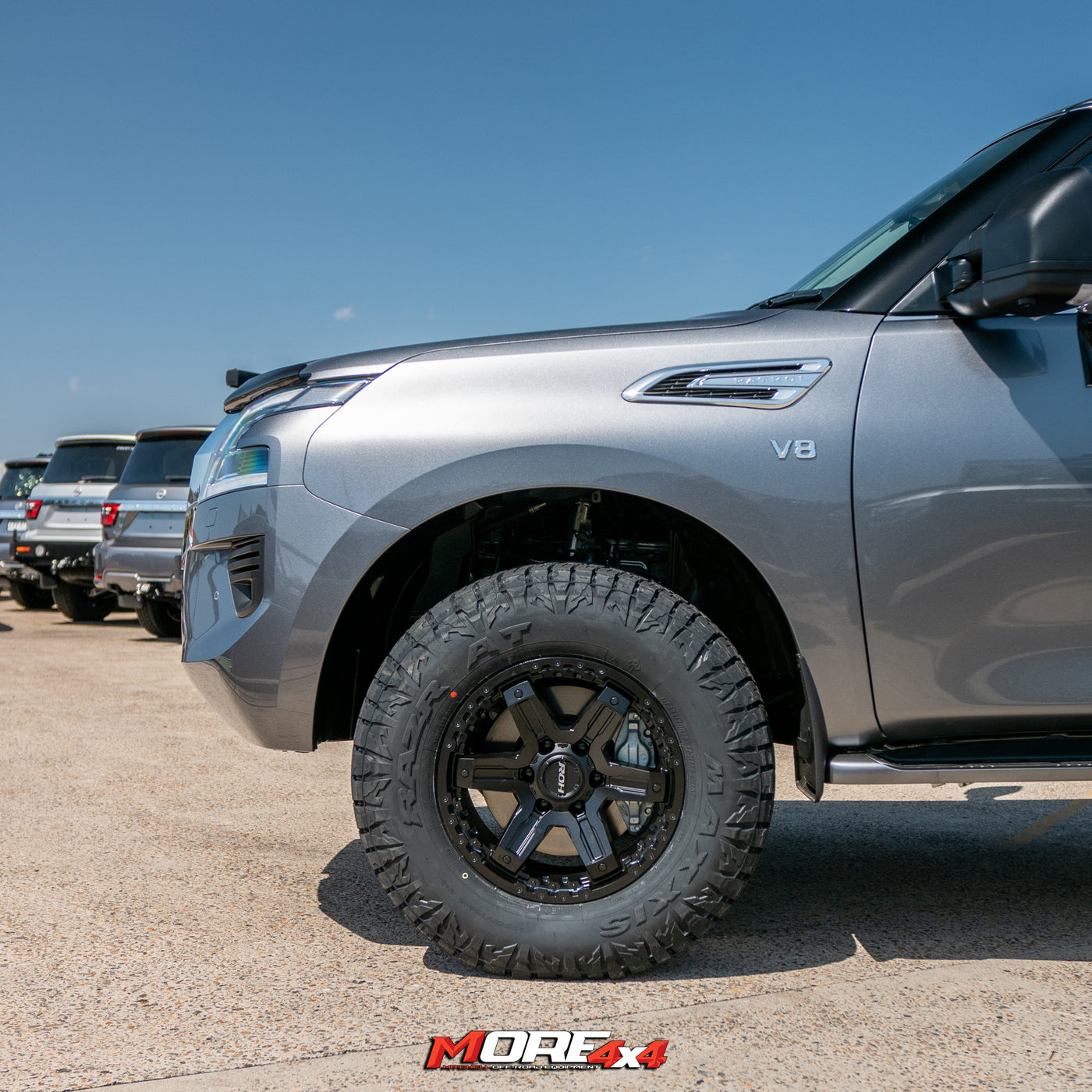 ROH Wheels - Rock 6 - 18x9 6x139.7 25P offset Matt Black – MORE 4x4