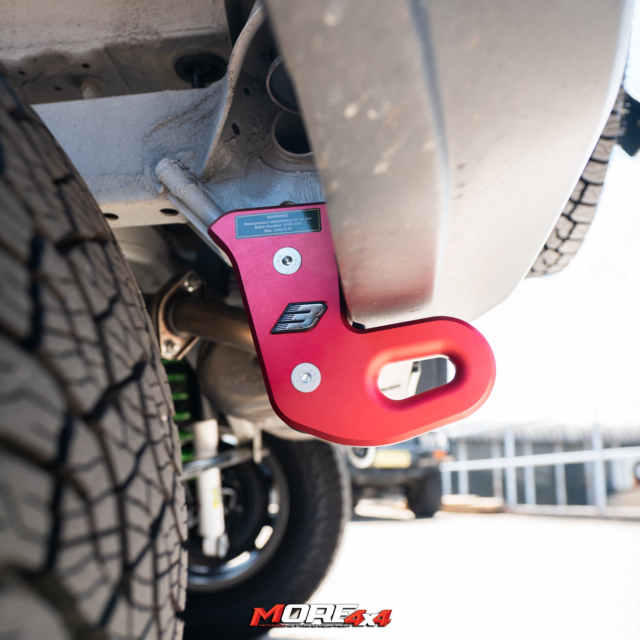 BEI House - Rear Rated Recovery Point - To suit JB74 Jimny – MORE 4x4