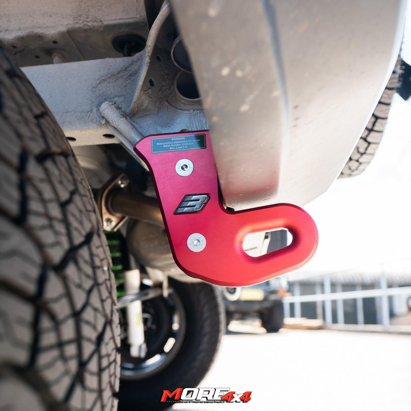 BEI House - Rear Rated Recovery Point - To suit JB74 Jimny – MORE 4x4