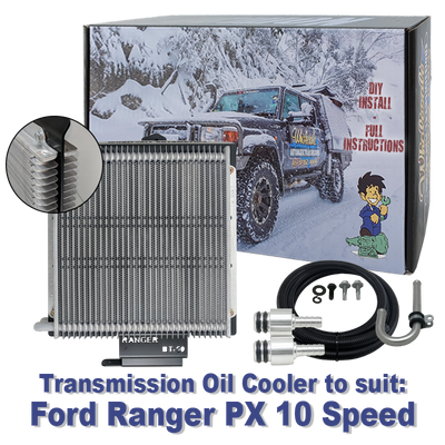 WHOLESALE AUTOMATIC TRANSMISSIONS - Dual Heavy Duty Transmission Oil Cooler - To Suit RANGER PX 10 Speed