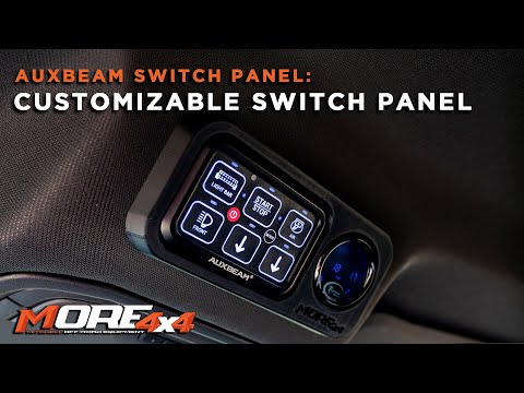 AUXBEAM - 6 Gang Customizable Switch Panel – MORE 4x4