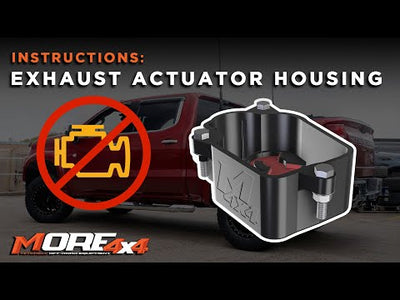 MORE 4x4 - Bimodal Exhaust Delete Fix - Actuator Housing - To Suit SILVERADO