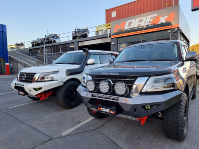 Y62 Patrol Lift Kit - Suits Nissan Y62 Patrol 45-50mm Lift - Heavy Bar | Winch | 150-250kg load w/airbags