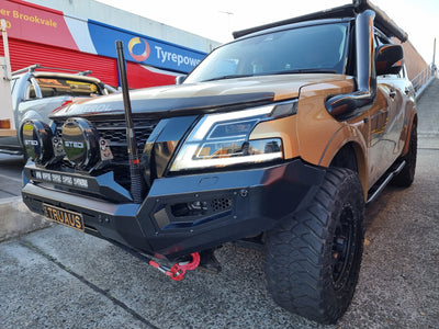 Y62 Patrol Lift Kit - Suits Nissan Y62 Patrol 45-50mm Lift - Bar | Winch | No rear load w/airbags