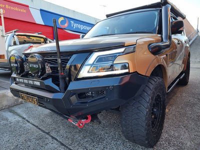 Y62 Patrol Lift Kit - Suits Nissan Y62 Patrol 45-50mm Lift - Heavy Bar | Winch | 150-250kg load w/airbags